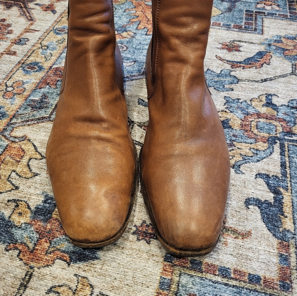 Brown Hugo Boss boots size 10